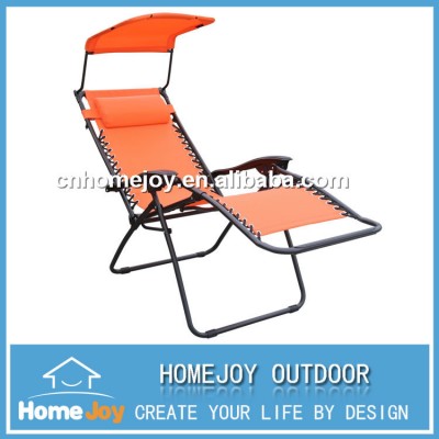 Hot sale zero gravity lawn chair with comfortable pillow