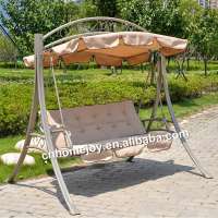 3 seat promotional outdoor swings, garden swing for adult